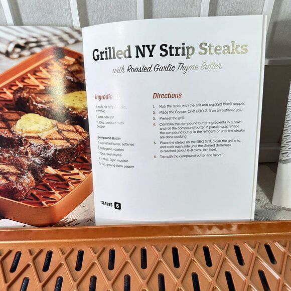 COPPER CHEF X- Design Barbecue Pan 12”x 18”  New - Picture 9 of 11